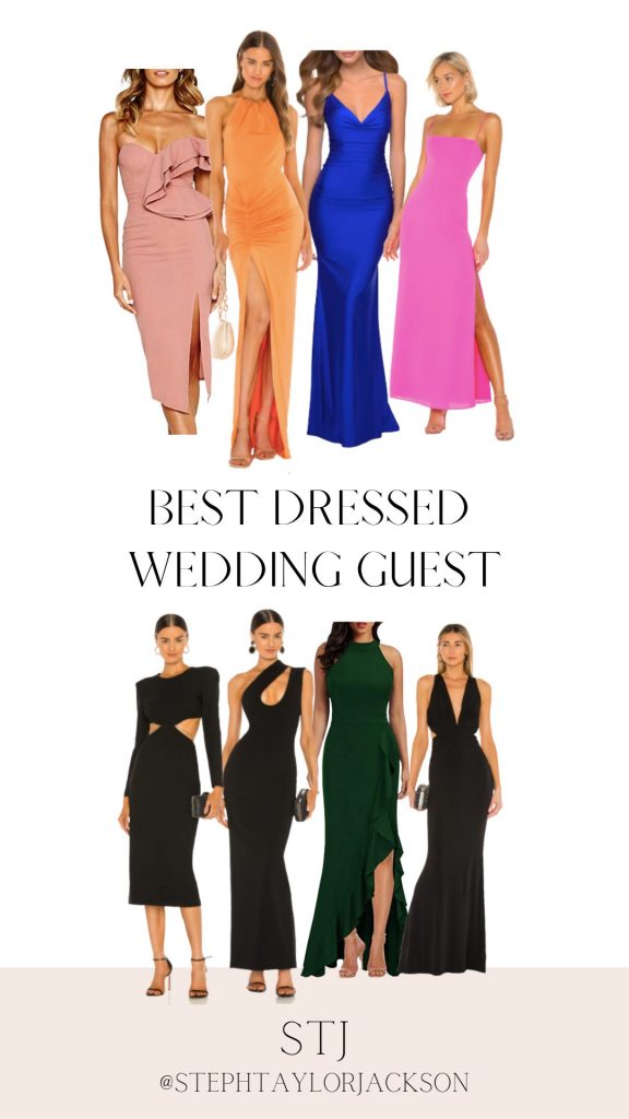 what to wear black tie wedding