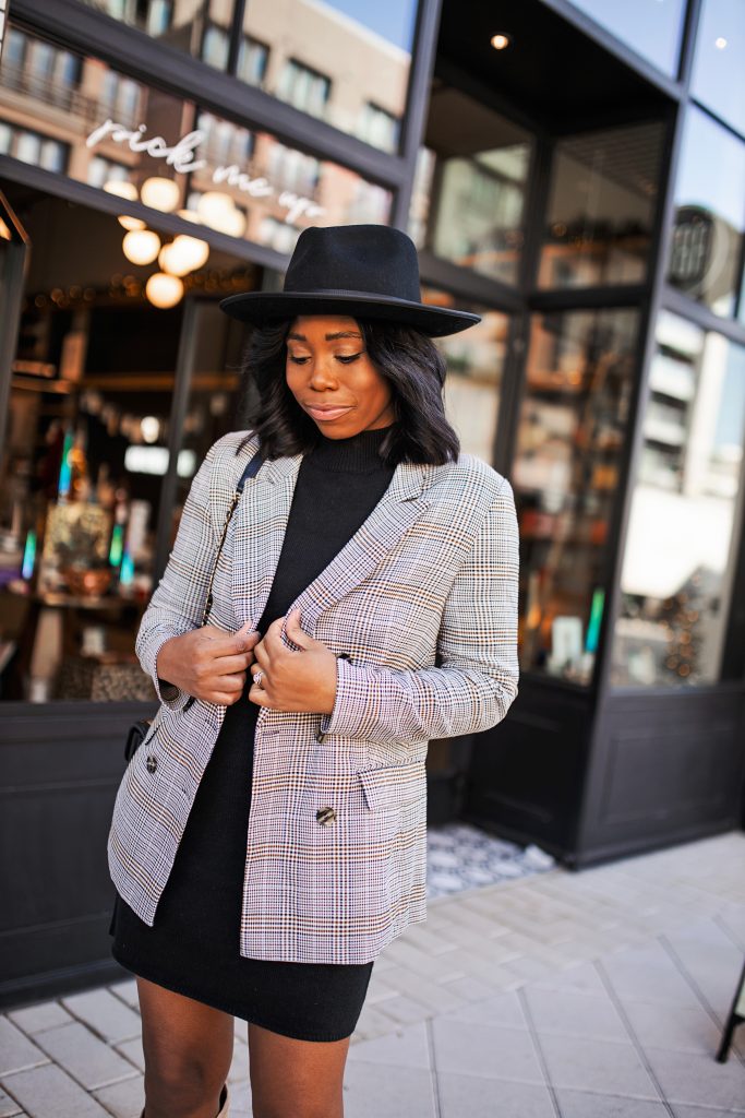 sweater dress, winter outfit