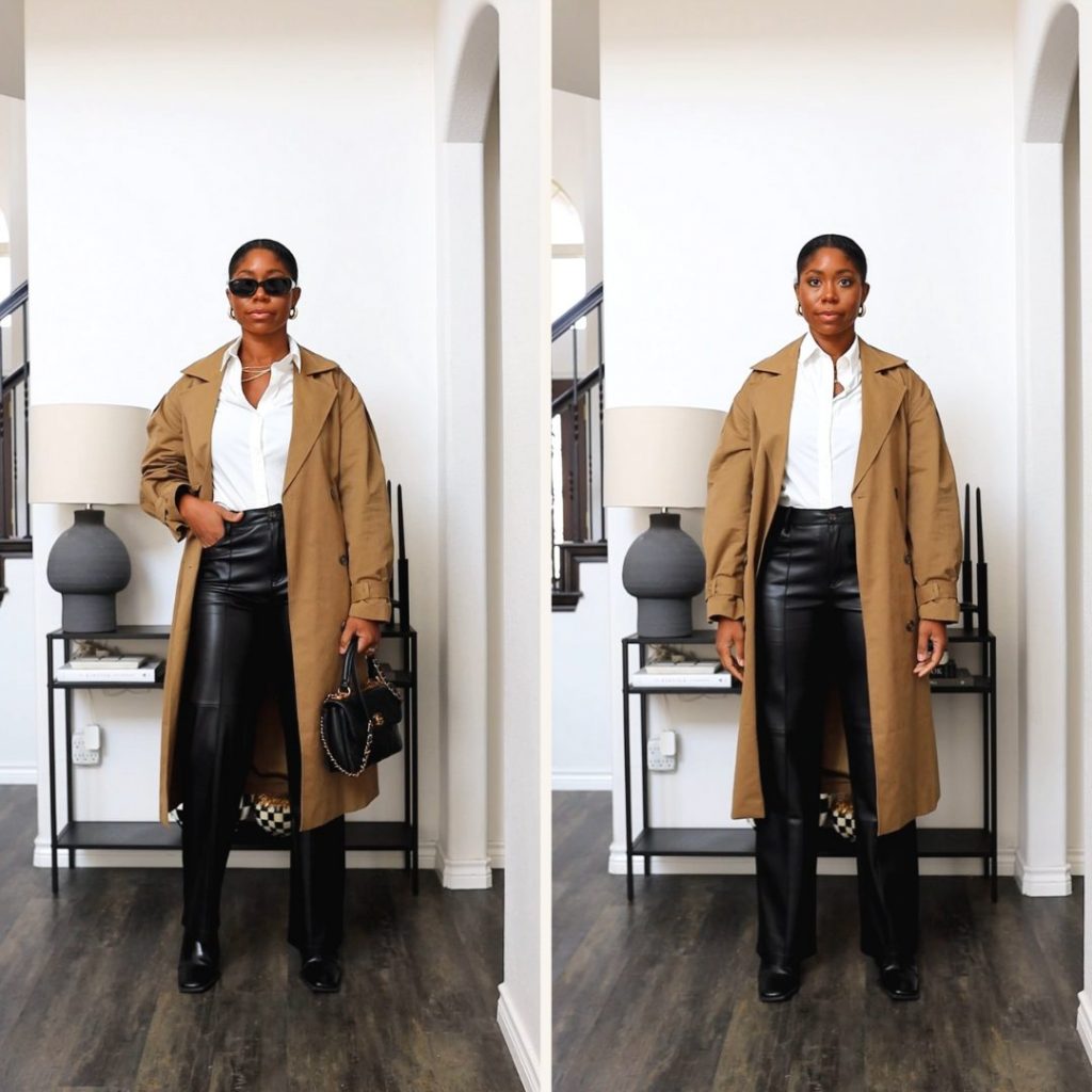 fall outfit ideas, fall outfits, trench coat styling, work outfits