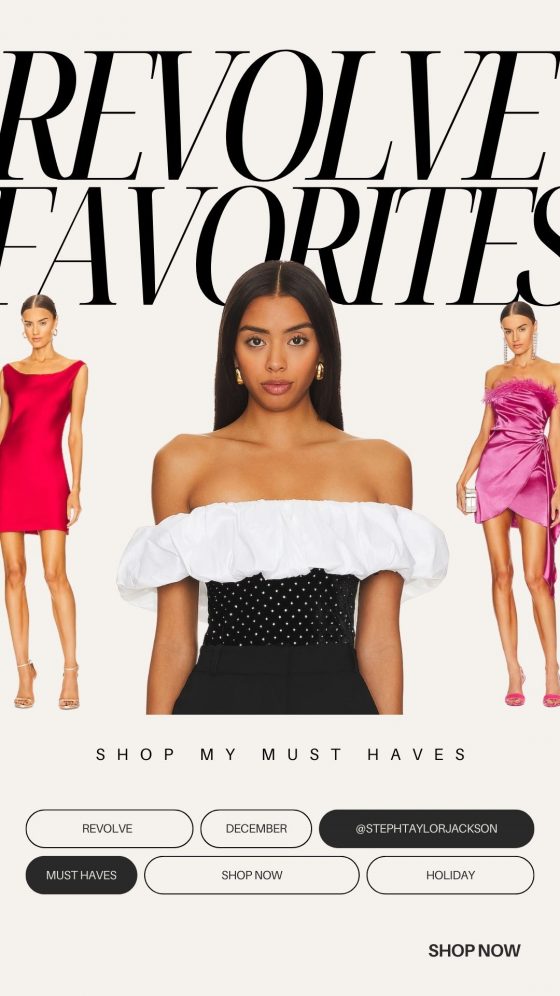 December Revolve Favorites