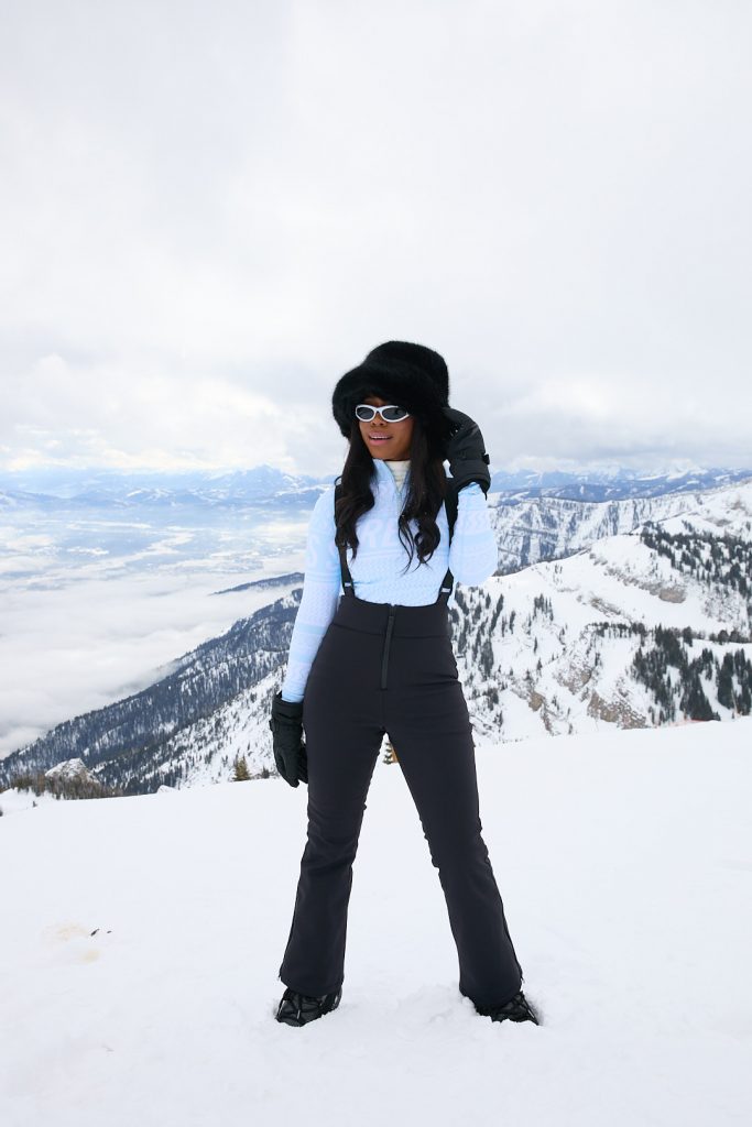 black girls ski, jackson hole, ski outfit ideas, winter outfit