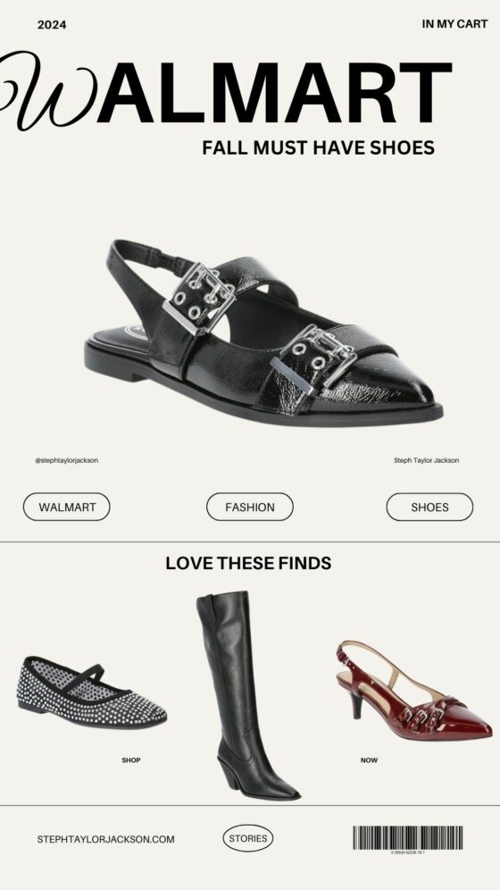 Affordable Fall Shoes from Walmart